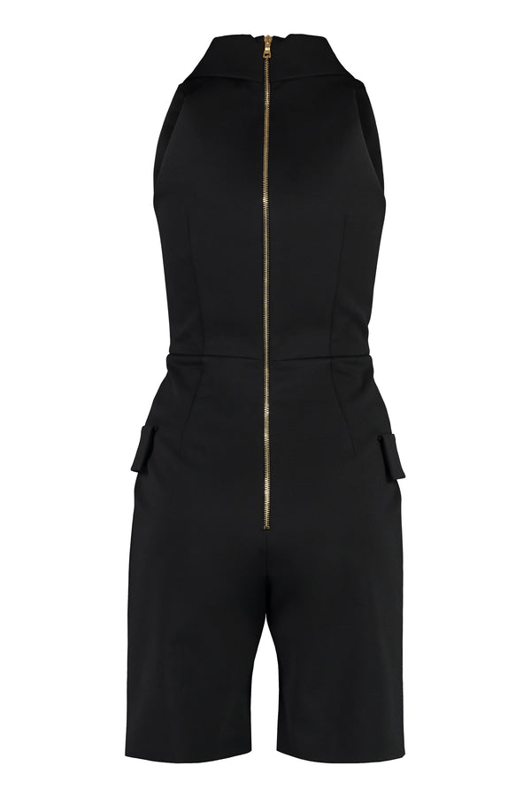 Double breasted blazer playsuit-1